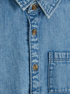 Camisa Vaquera De Manga Larga