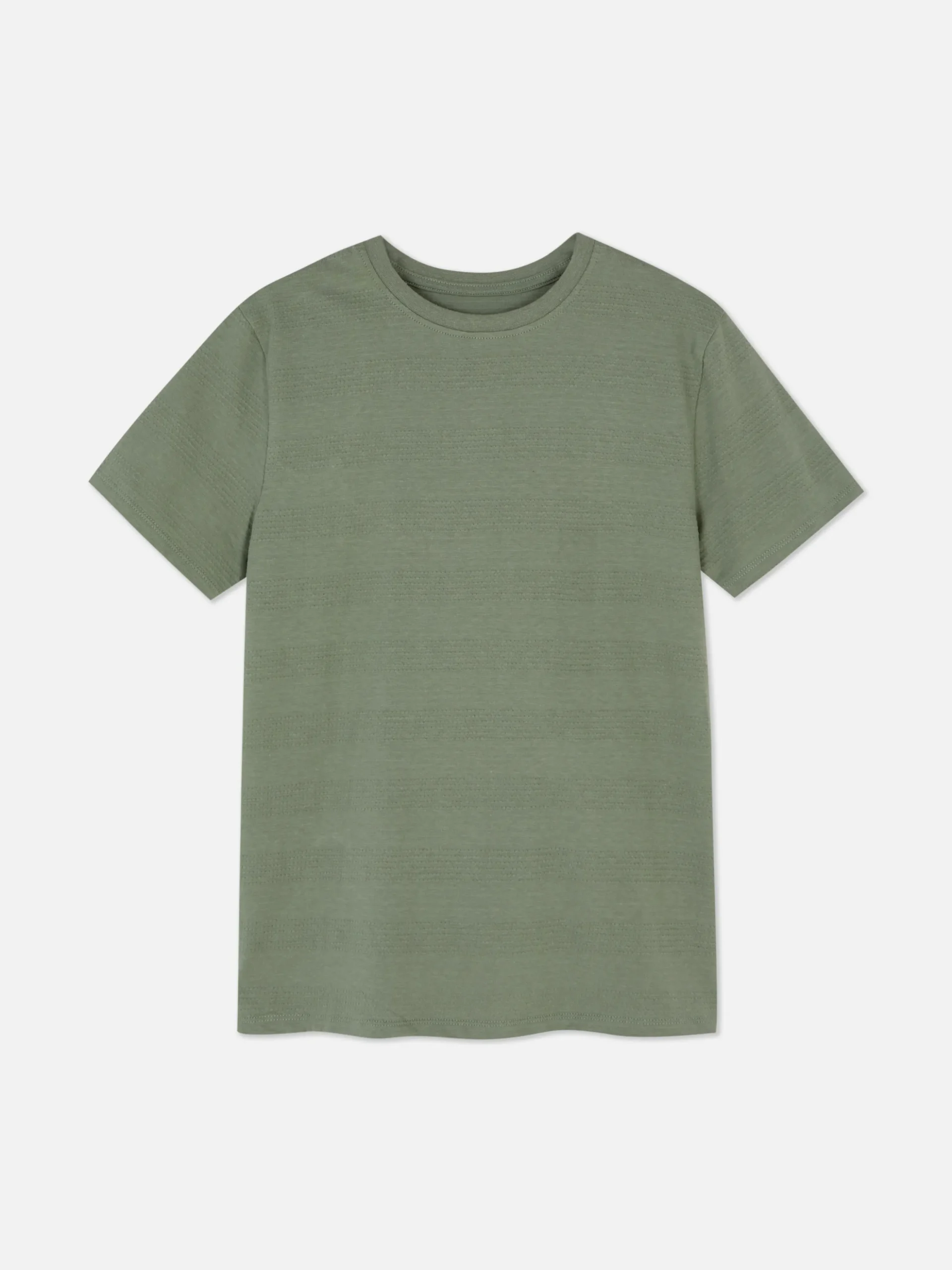 Camiseta A Rayas Con Textura