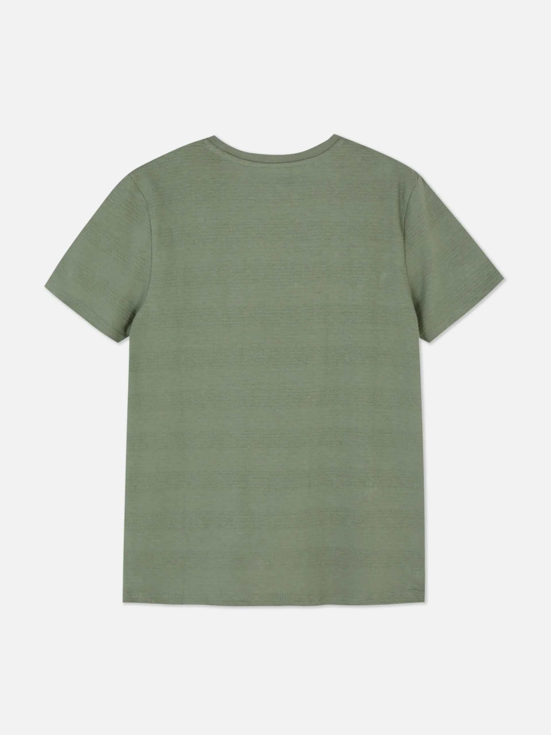 Camiseta A Rayas Con Textura