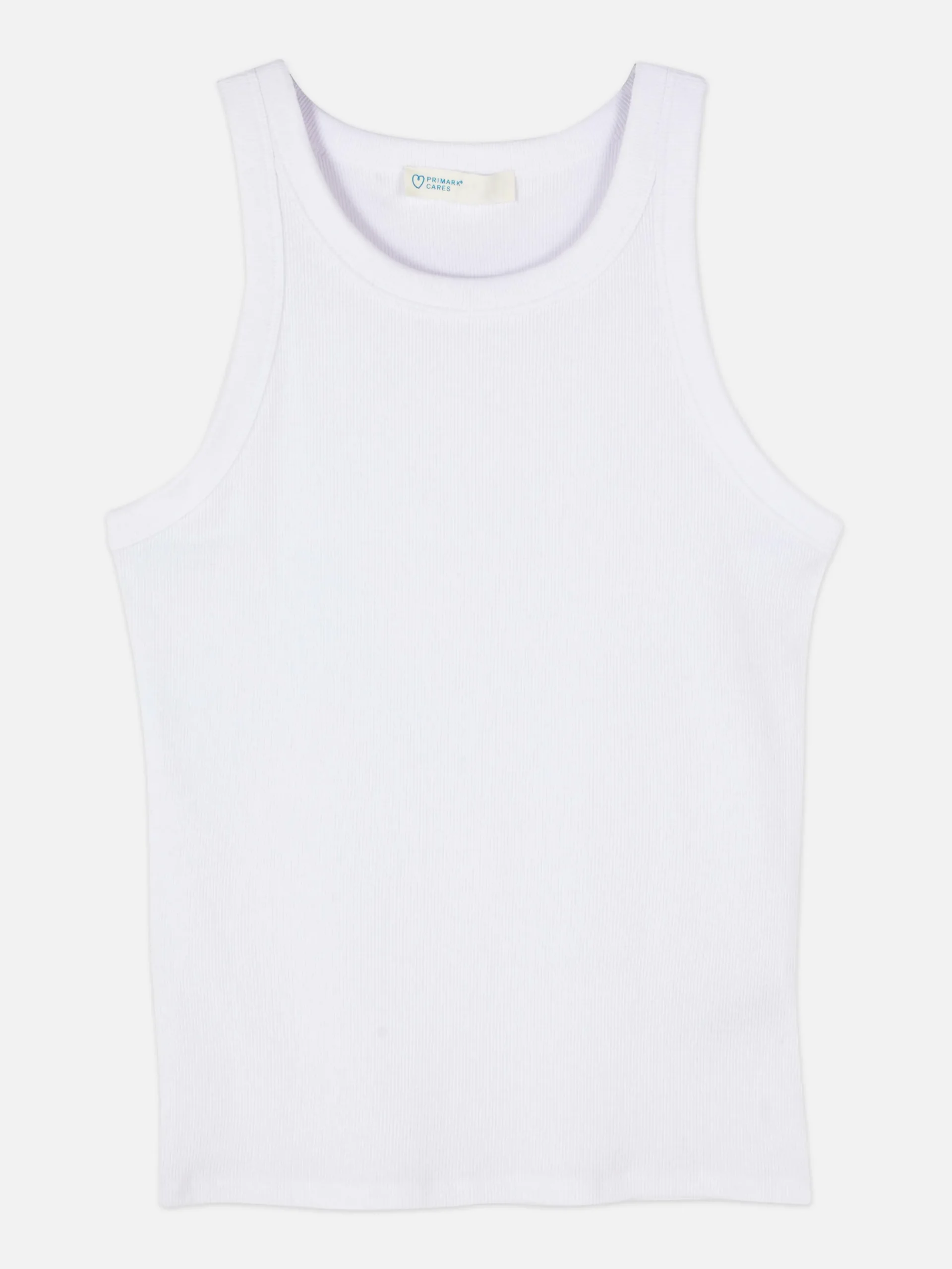 Camiseta Acanalada Con Espalda Nadadora