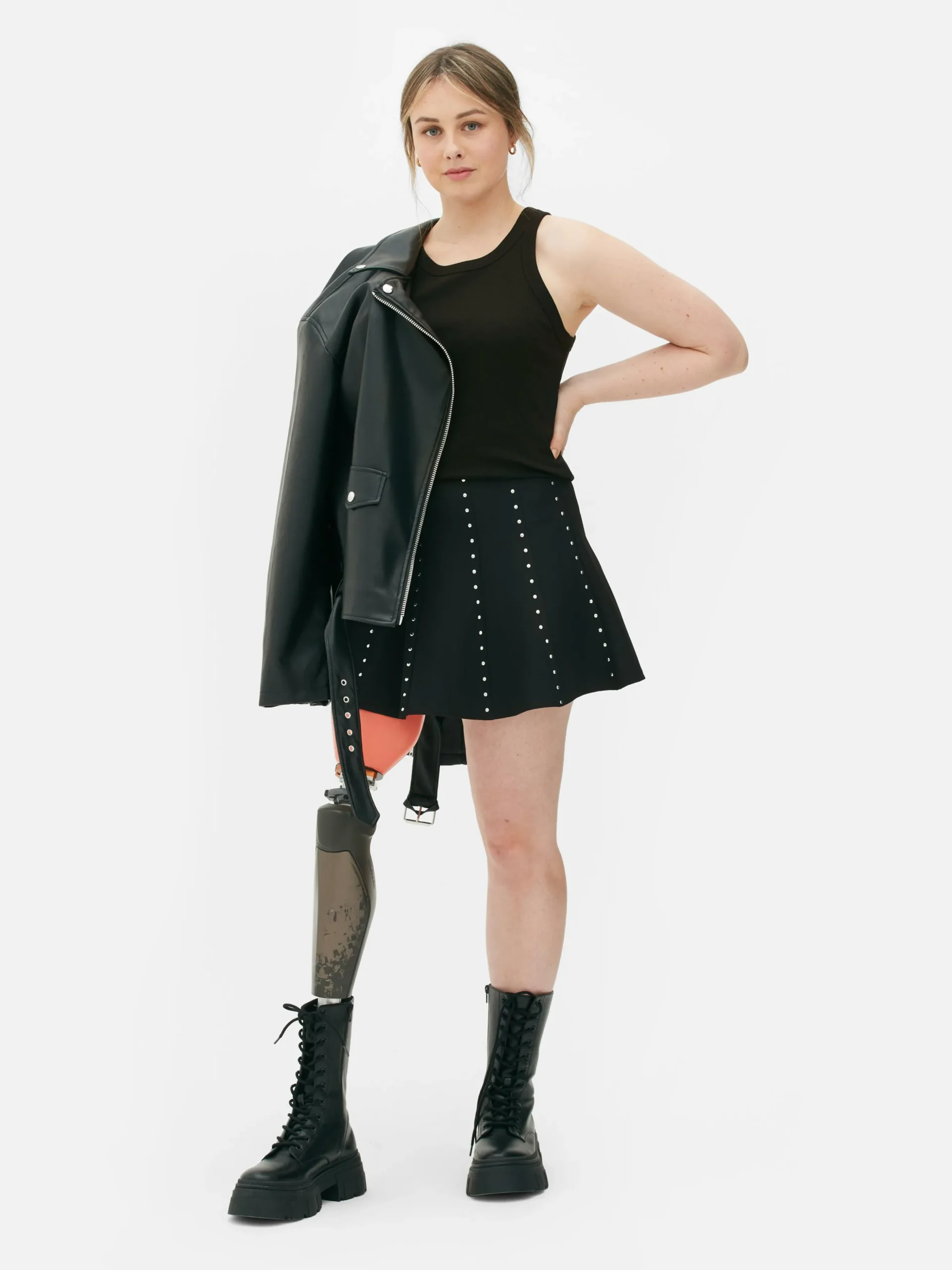 Camiseta Acanalada Con Espalda Nadadora