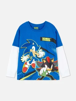 Camiseta Bicolor De Sonic, El Erizo