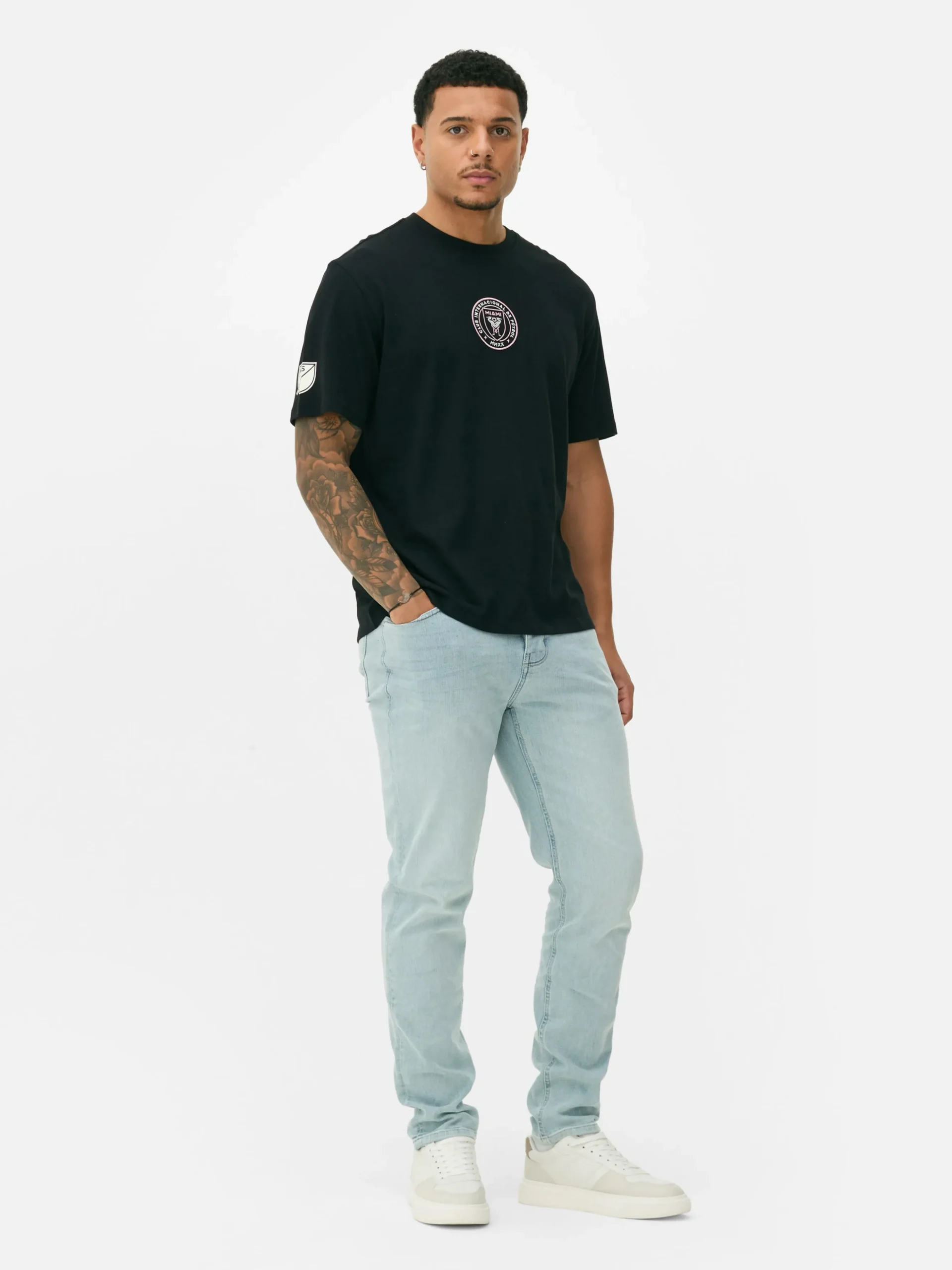 Camiseta Bordada Del Inter Miami