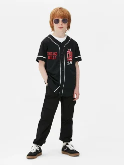 Camiseta Con Botones De Los Chicago Bulls De La NBA