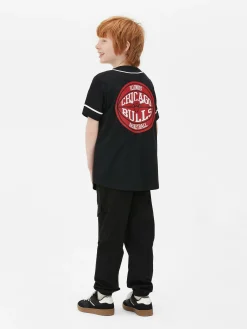 Camiseta Con Botones De Los Chicago Bulls De La NBA