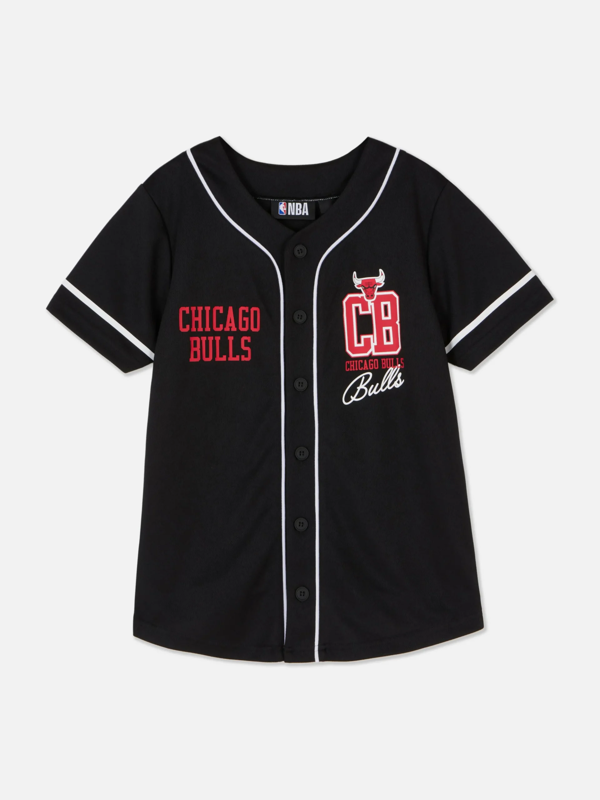 Camiseta Con Botones De Los Chicago Bulls De La NBA