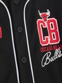 Camiseta Con Botones De Los Chicago Bulls De La NBA