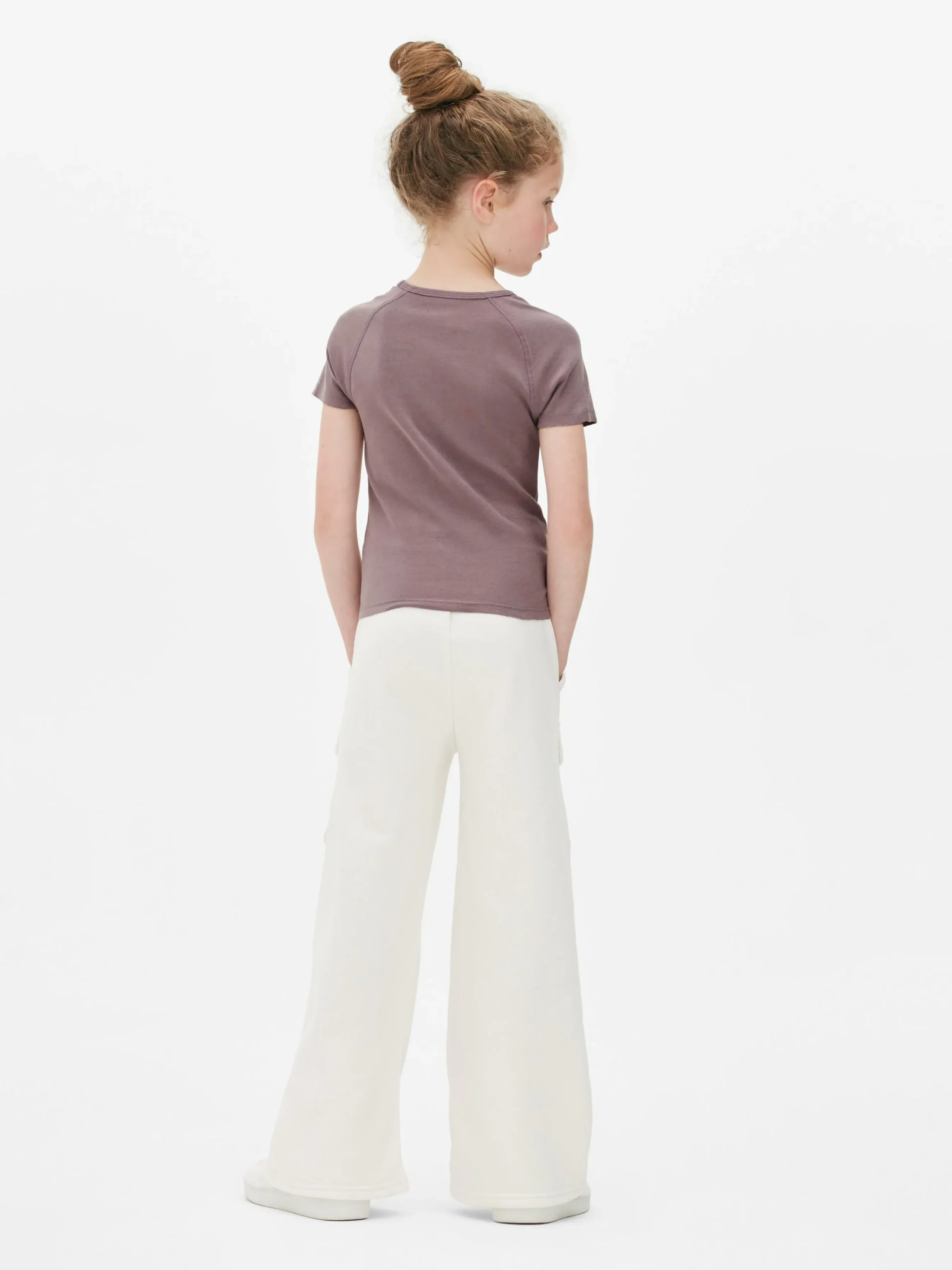 Camiseta Con Efecto Lavado Y Estampado De Mariposas