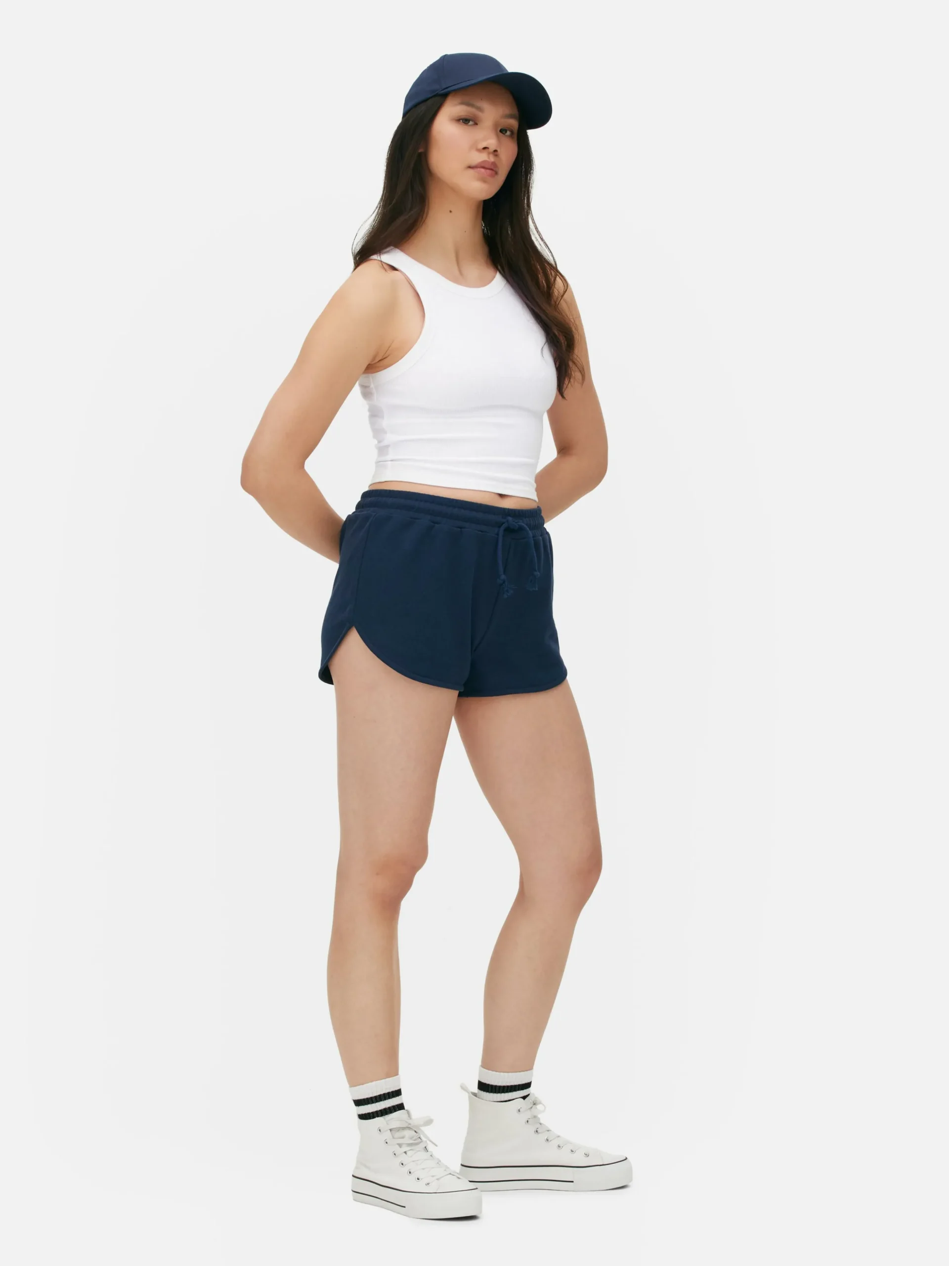 Camiseta Con Espalda De Nadadora Acanalada