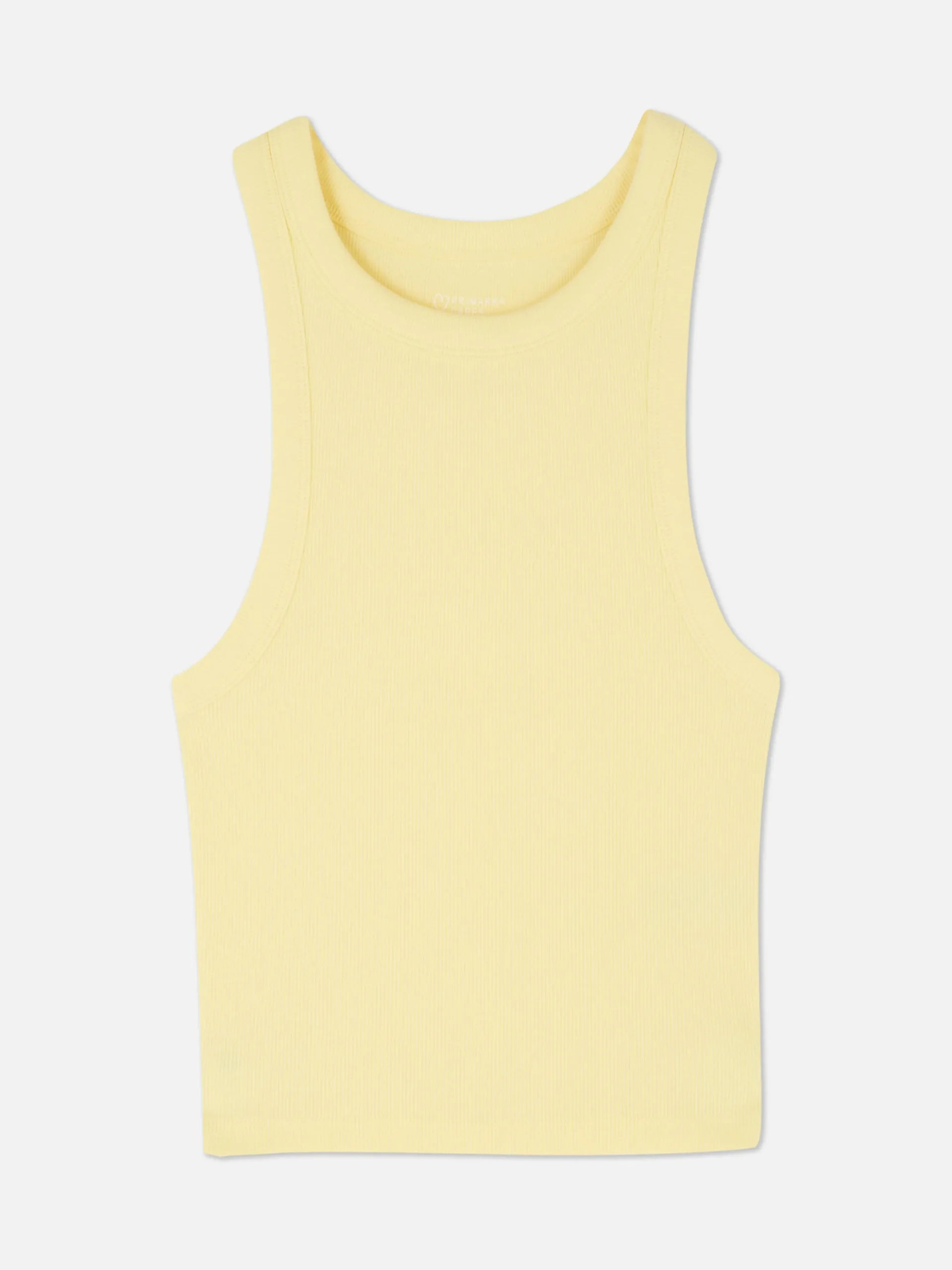 Camiseta Con Espalda De Nadadora Acanalada