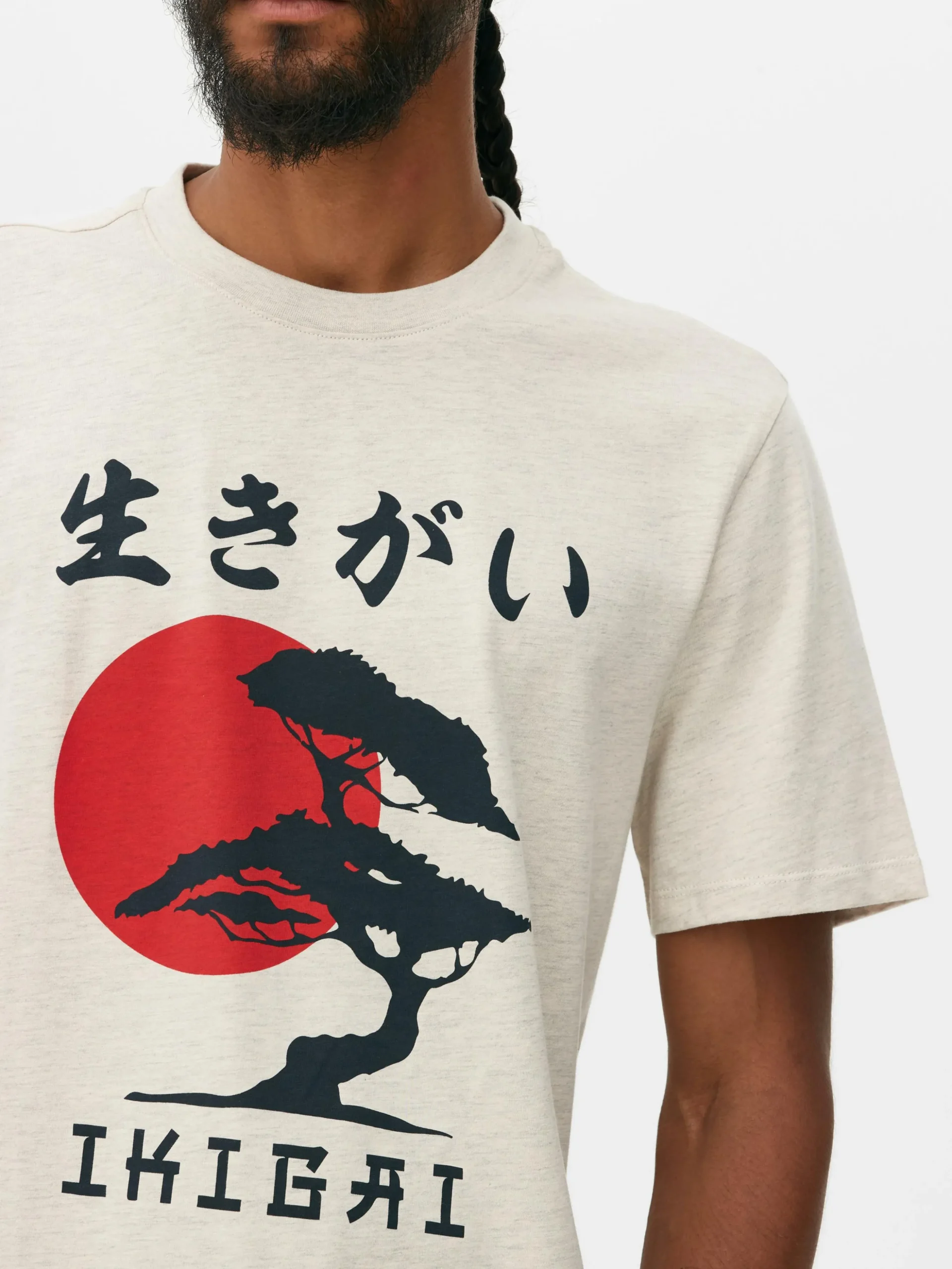 Camiseta Con Estampado De árbol Japonés
