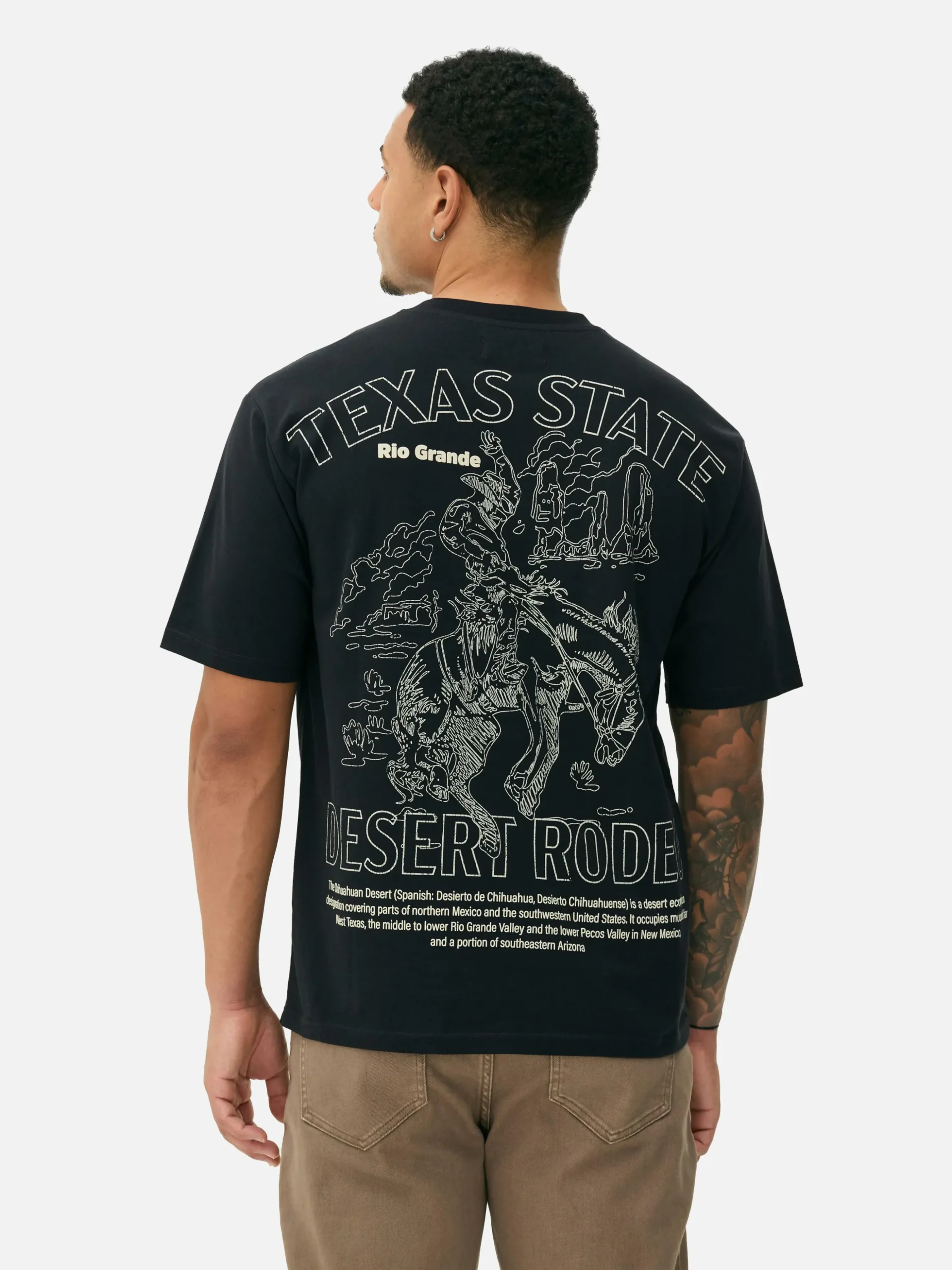 Camiseta Con Estampado De Rodeo
