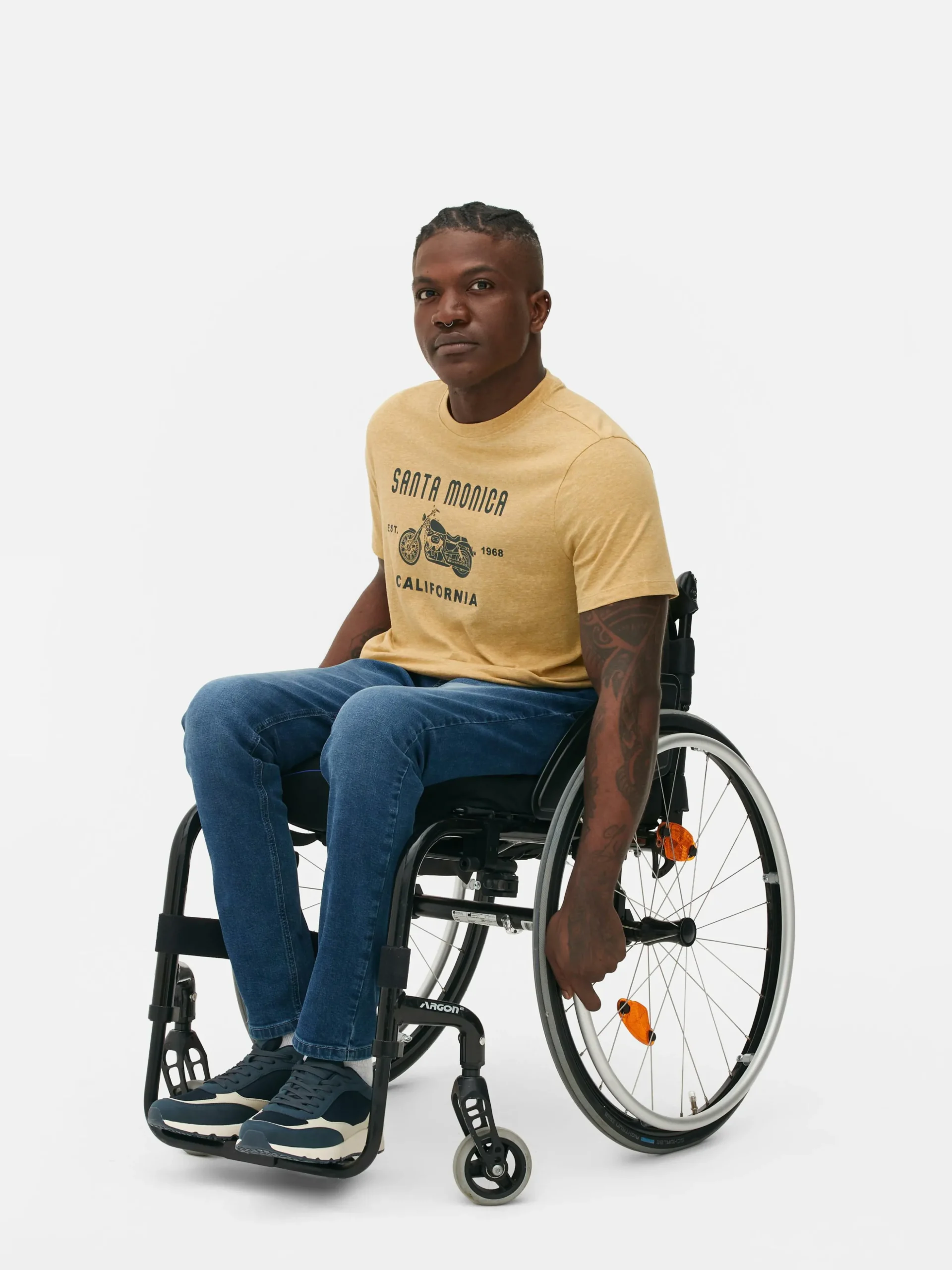 Camiseta Con Estampado Gráfico De «Santa Mónica»