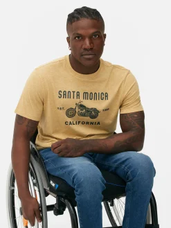 Camiseta Con Estampado Gráfico De «Santa Mónica»