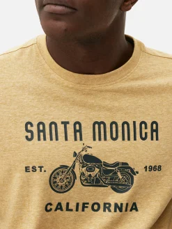 Camiseta Con Estampado Gráfico De «Santa Mónica»