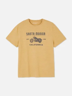 Camiseta Con Estampado Gráfico De «Santa Mónica»