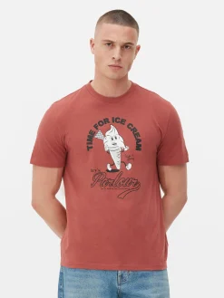 Camiseta Con Estampado Gráfico De Helado