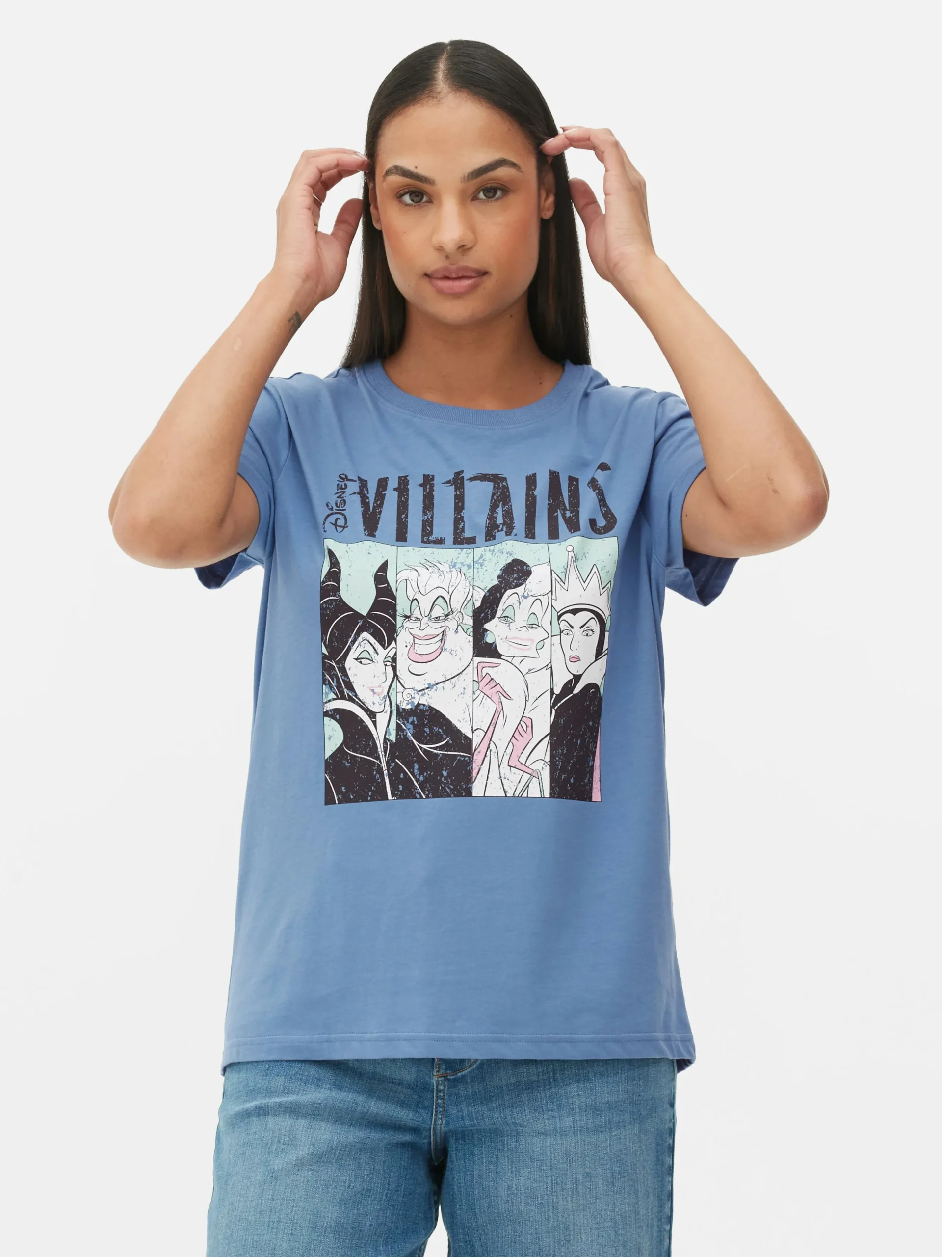 Camiseta Con Estampado Gráfico De Los Villanos De Disney