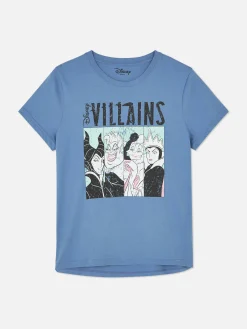 Camiseta Con Estampado Gráfico De Los Villanos De Disney