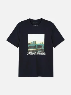 Camiseta Con Estampado Gráfico De «Miami, Florida»