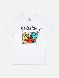 Camiseta Con Estampado Gráfico De Keith Haring
