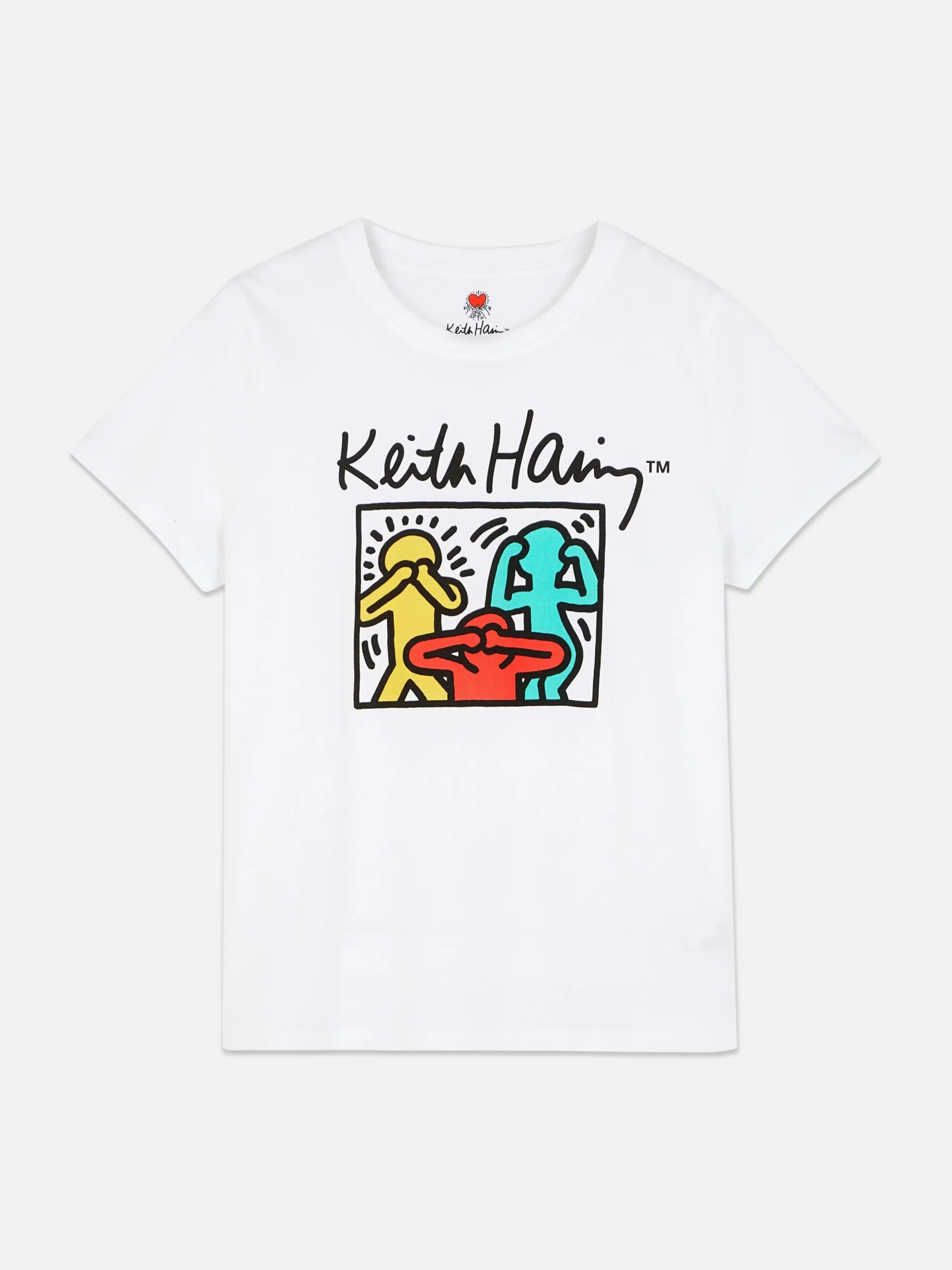 Camiseta Con Estampado Gráfico De Keith Haring