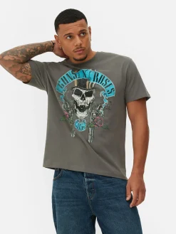 Camiseta Con Estampado Gráfico De Guns N' Roses
