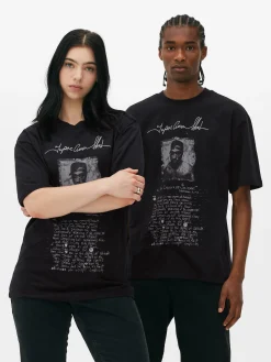 Camiseta Con Estampado Gráfico De 2Pac