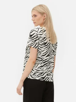 Camiseta Con Estampado Integral