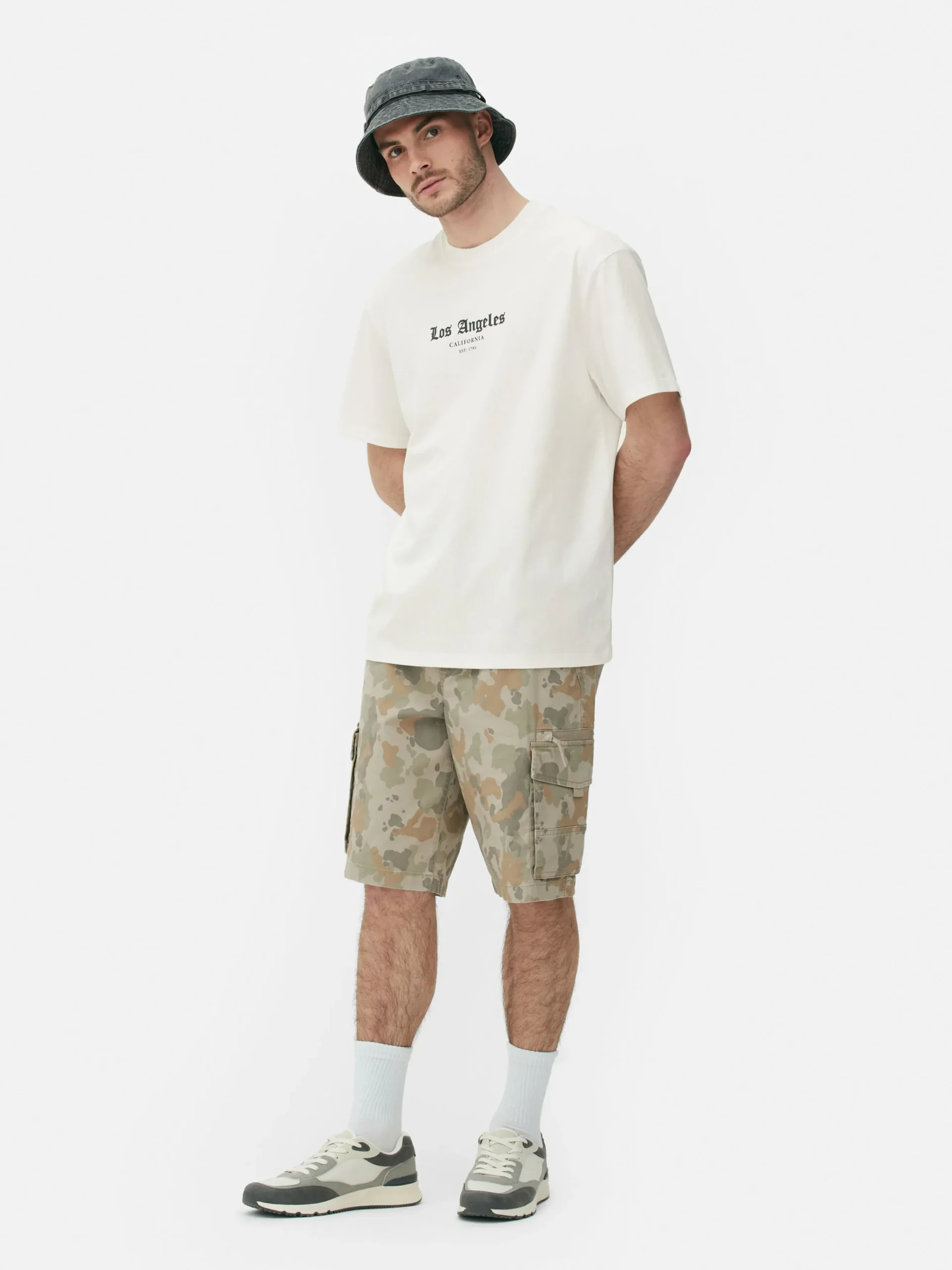 Camiseta Con Estampado «Los Angeles Statue»