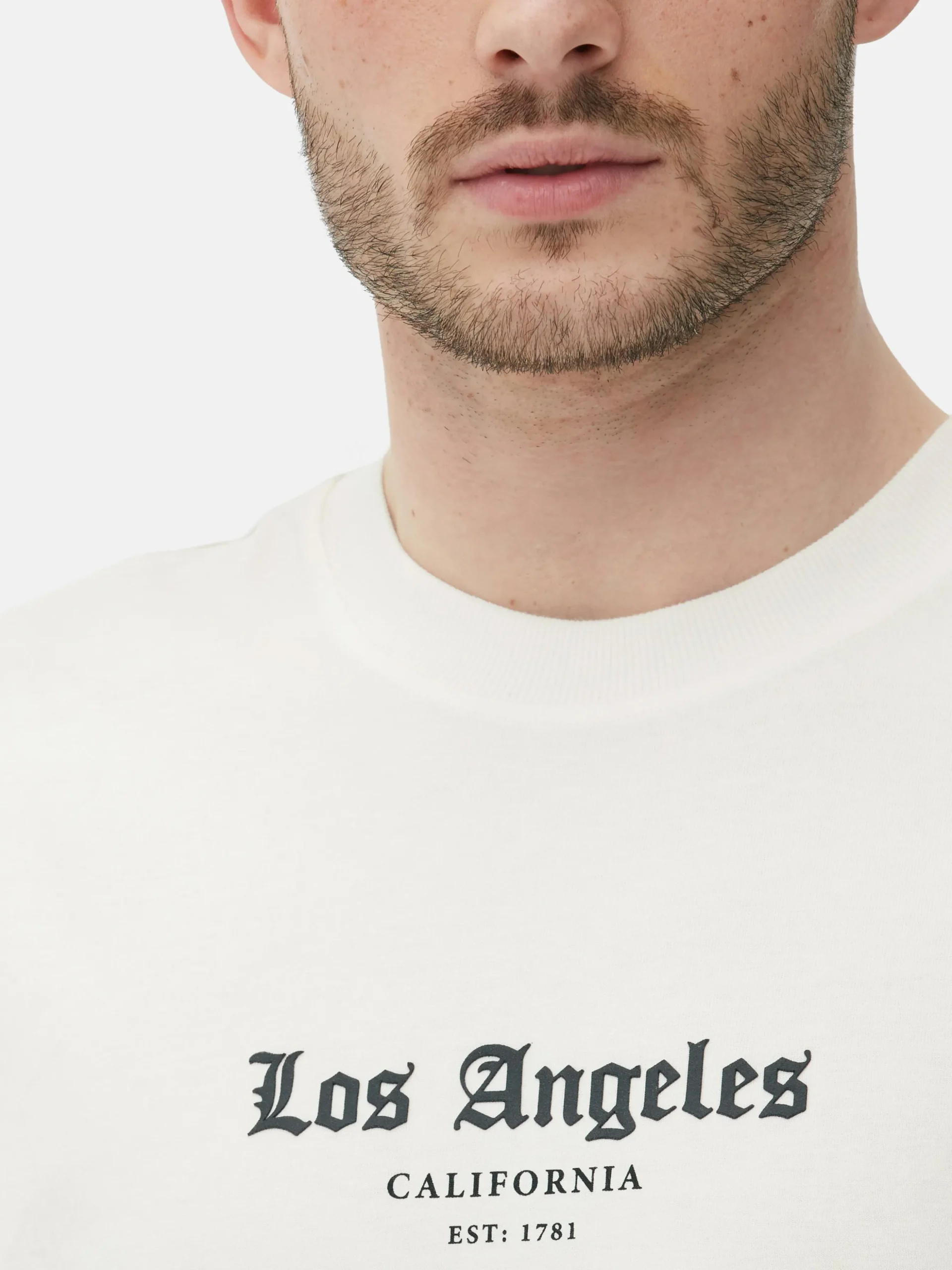 Camiseta Con Estampado «Los Angeles Statue»