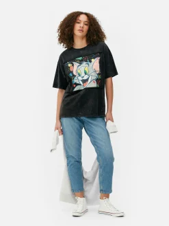 Camiseta Con Plano De Tom Y Jerry