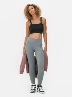 Camiseta Corta Acanalada Con Textura