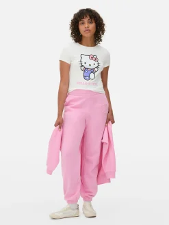 Camiseta Corta Con Estampado De Hello Kitty