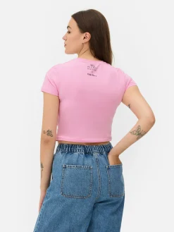 Camiseta Corta Mickey Mouse De Disney X Keith Haring