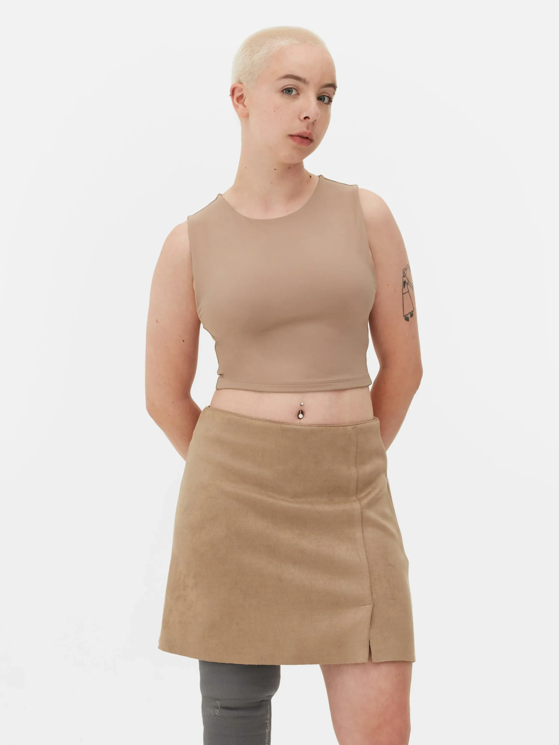 Camiseta Corta Y Sin Mangas Con Espalda Nadadora