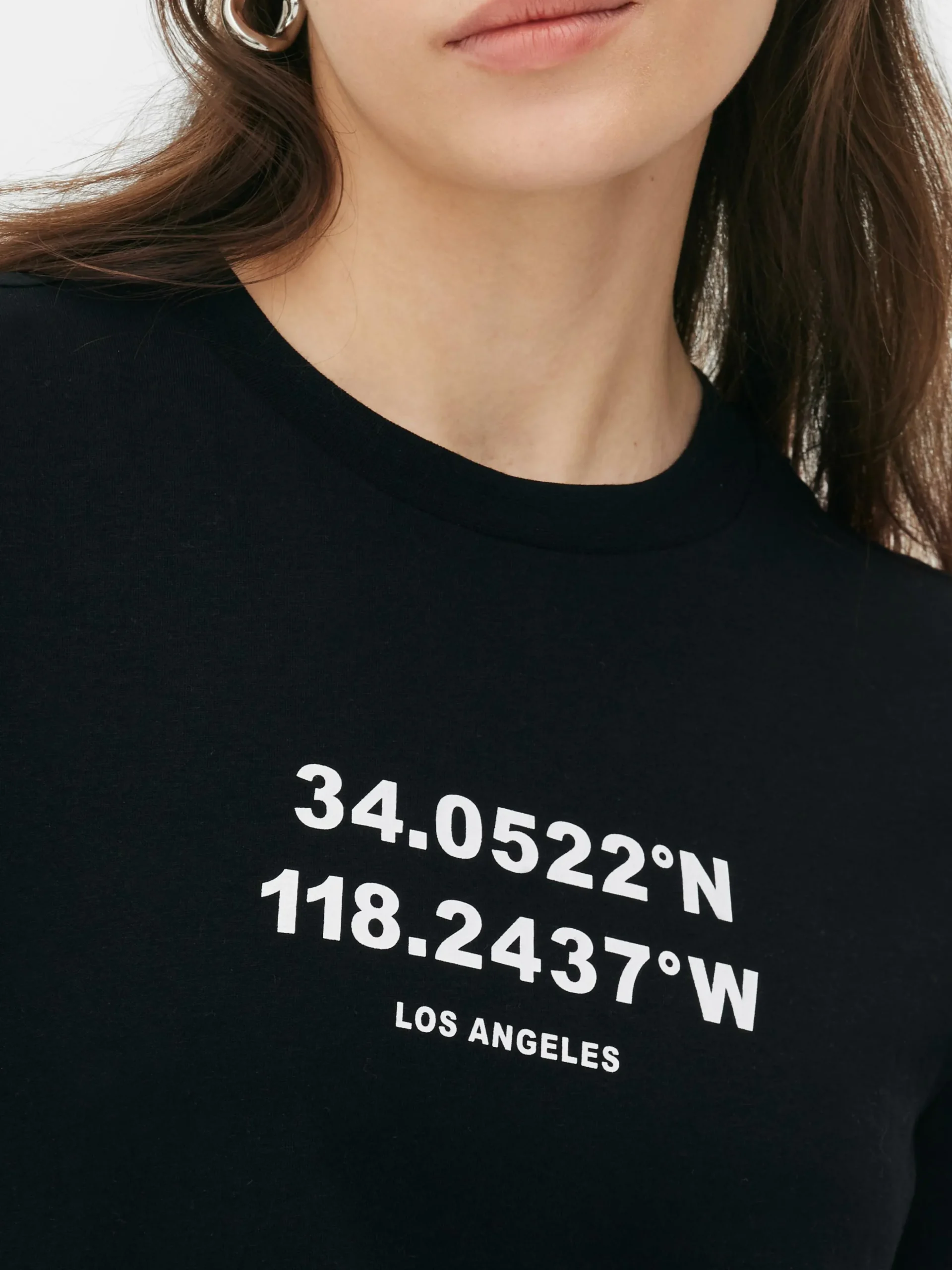 Camiseta De Algodón Con Estampado Gráfico