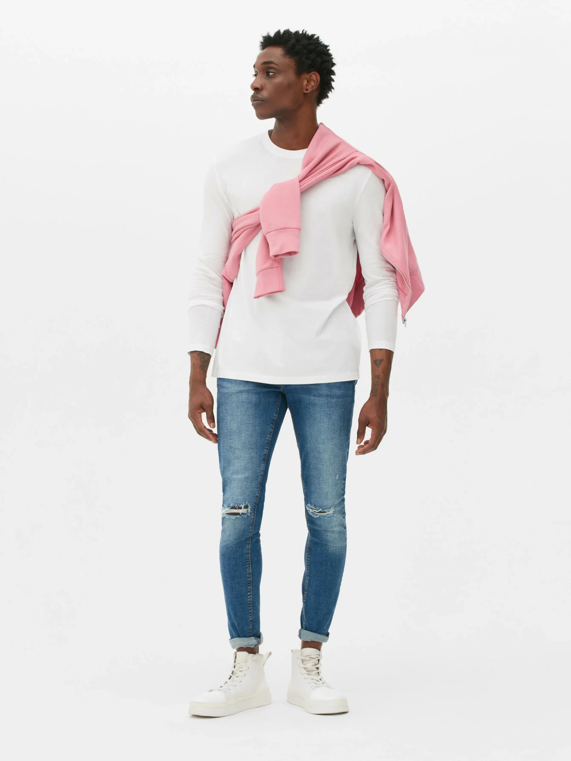 Camiseta De Algodón De Manga Larga