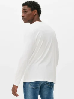 Camiseta De Algodón De Manga Larga