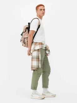 Camiseta De Cuello Redondo Y Corte Recto