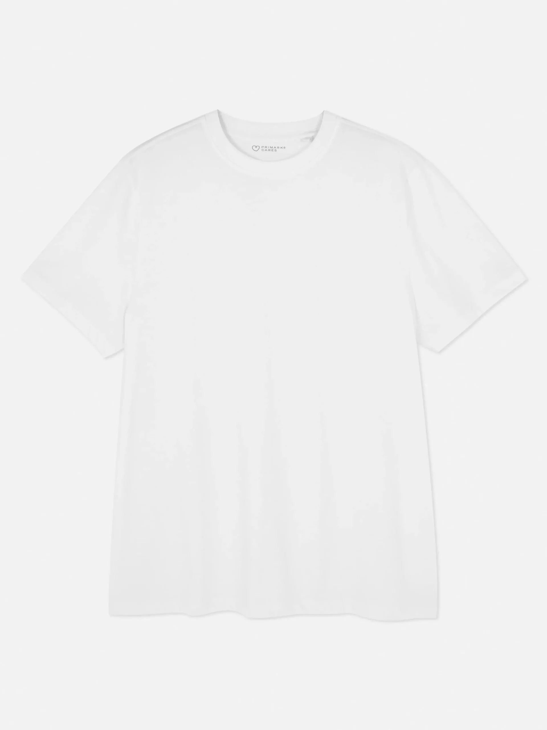 Camiseta De Cuello Redondo Y Corte Recto