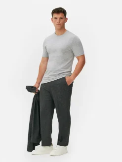 Camiseta De Cuello Redondo Estampada De Kem