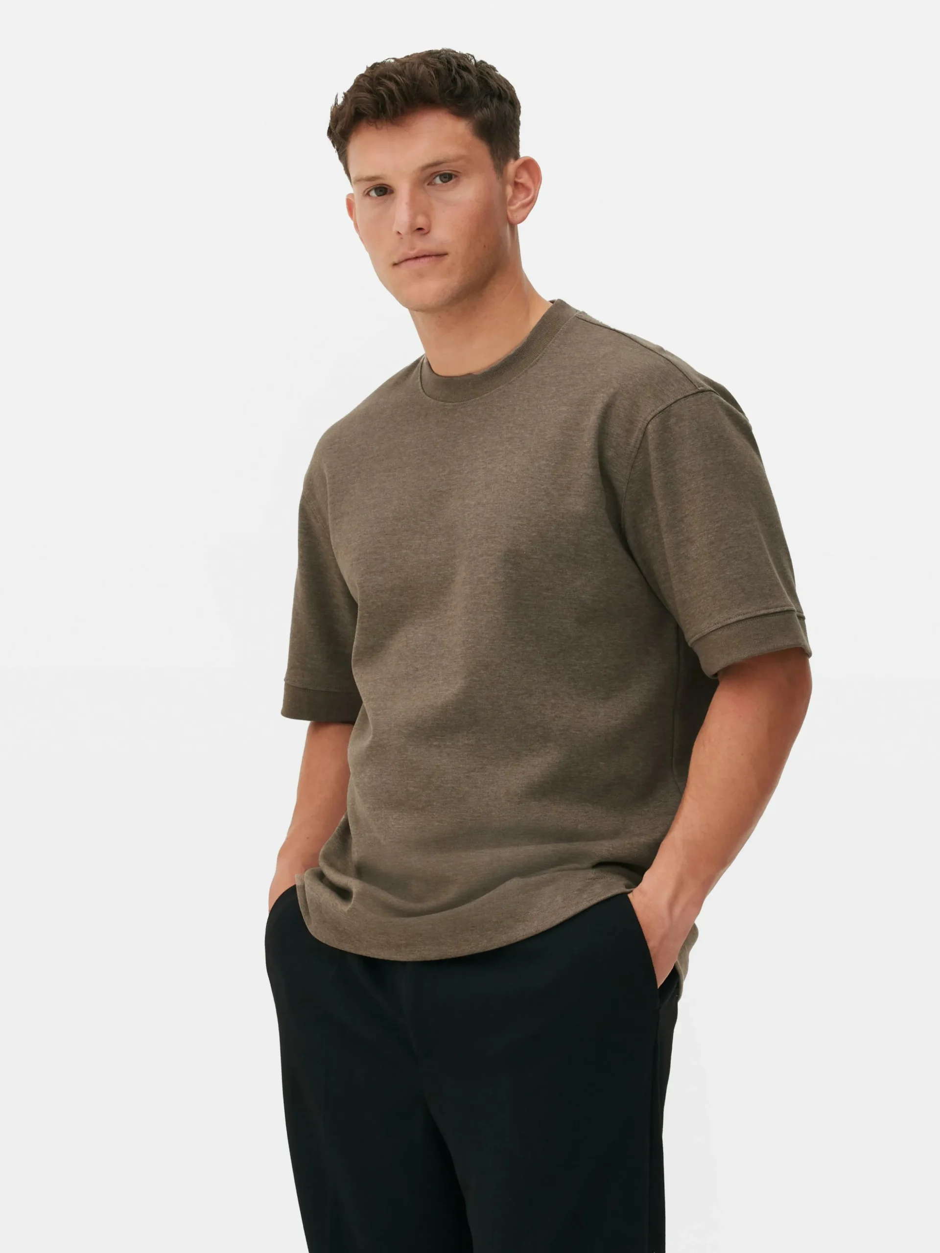 Camiseta De Cuello Redondo Estampada De Kem