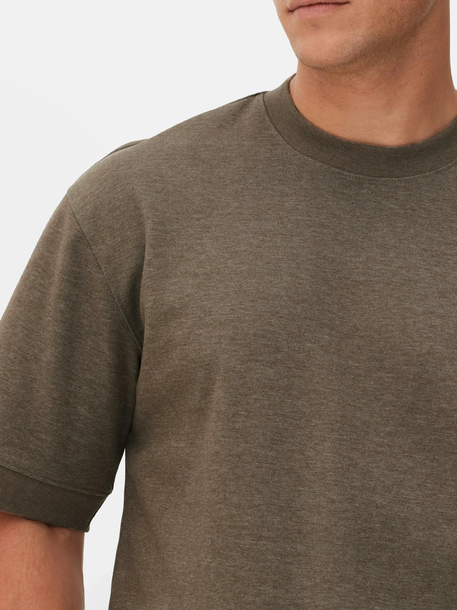 Camiseta De Cuello Redondo Estampada De Kem