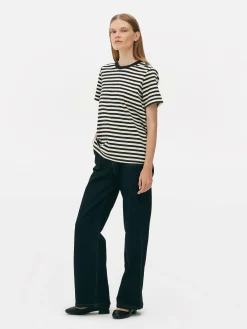 Camiseta De Cuello Redondo De The Edit