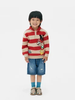 Camiseta De Estilo Rugby De Super Mario