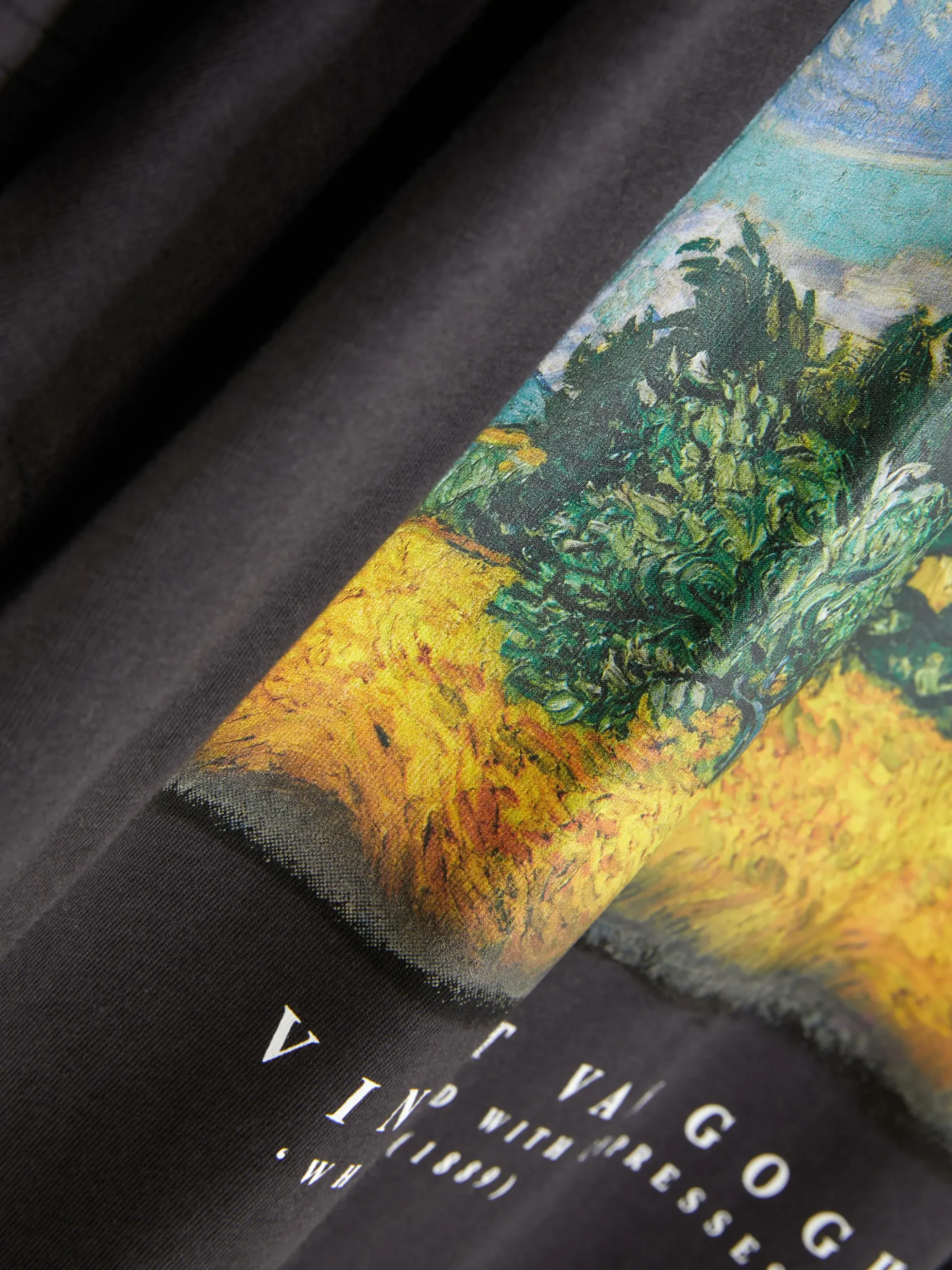 Camiseta De Manga Corta Con Estampado De Van Gogh