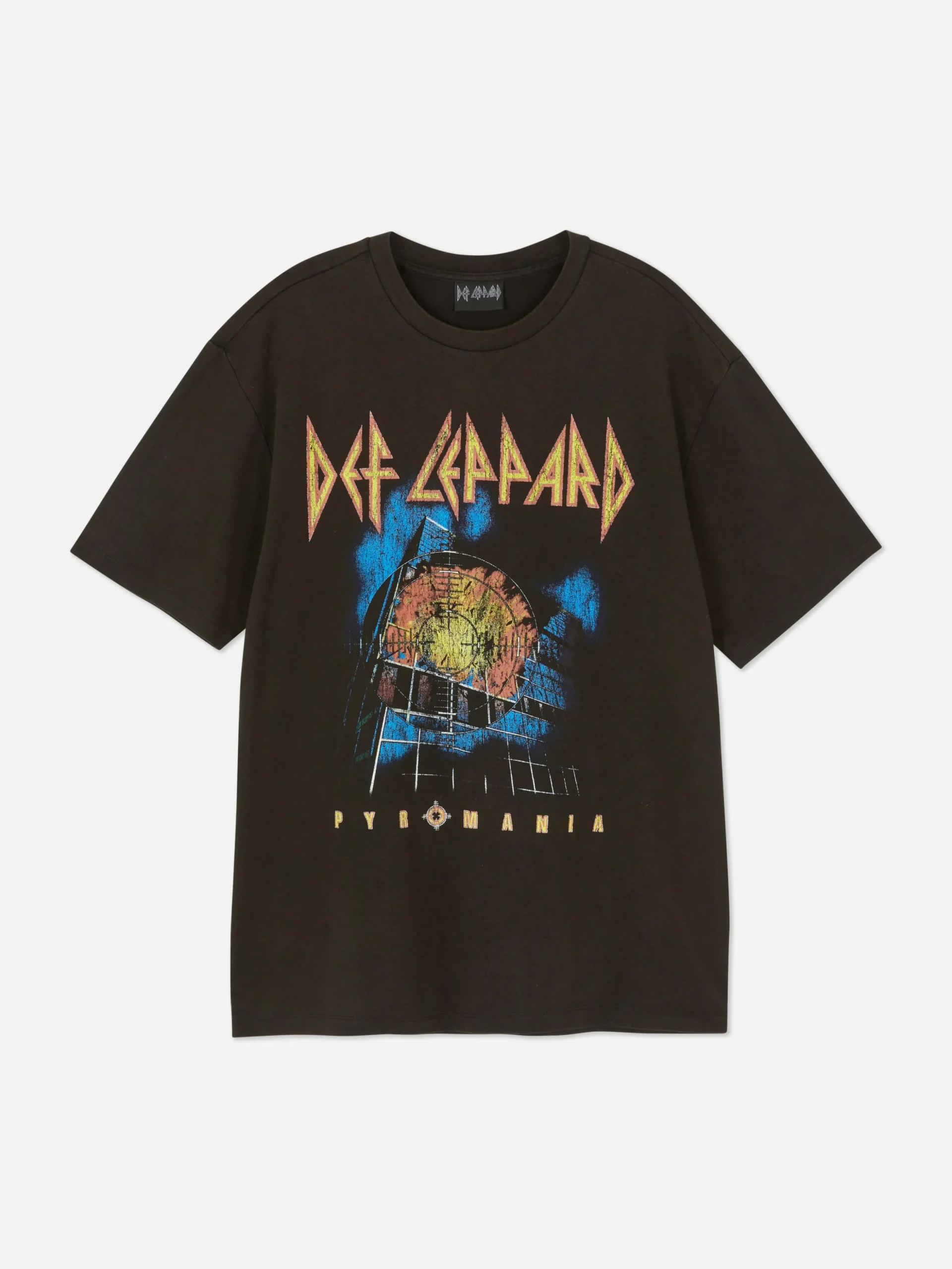 Camiseta De Manga Corta Con Estampado De Def Leppard