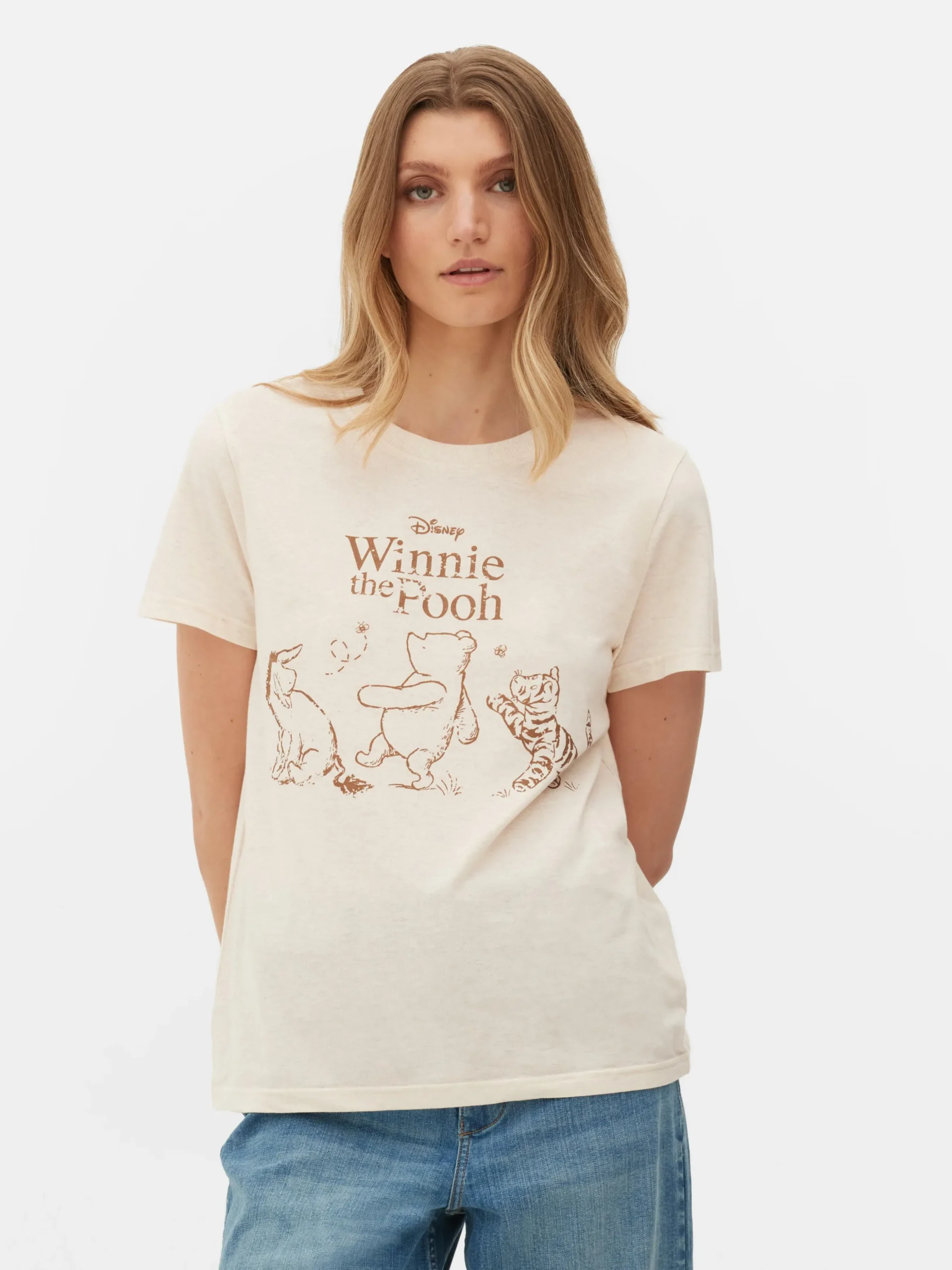 Camiseta De Manga Corta De Winnie The Pooh De Disney
