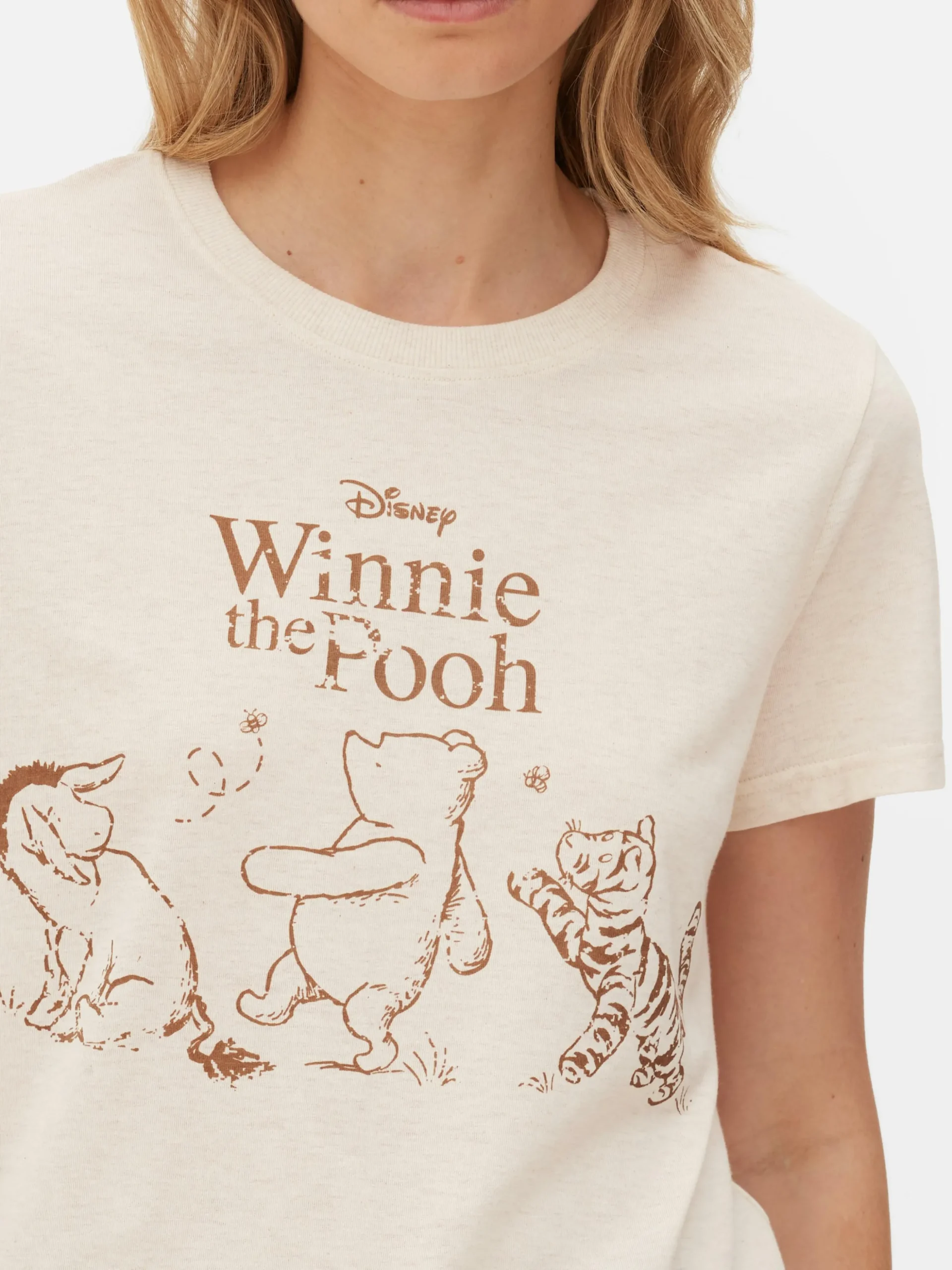 Camiseta De Manga Corta De Winnie The Pooh De Disney